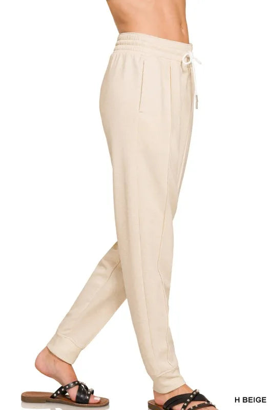 Scuba Drawstring Sweatpants – Sleek, Comfy & Everyday Chic
