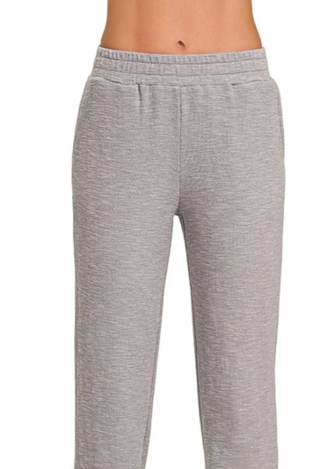 Cotton Slub Jogger Pants Soft Textured and Effortlessly Stylish
